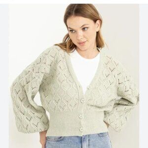KESTAN Baby Green Regan Cardigan